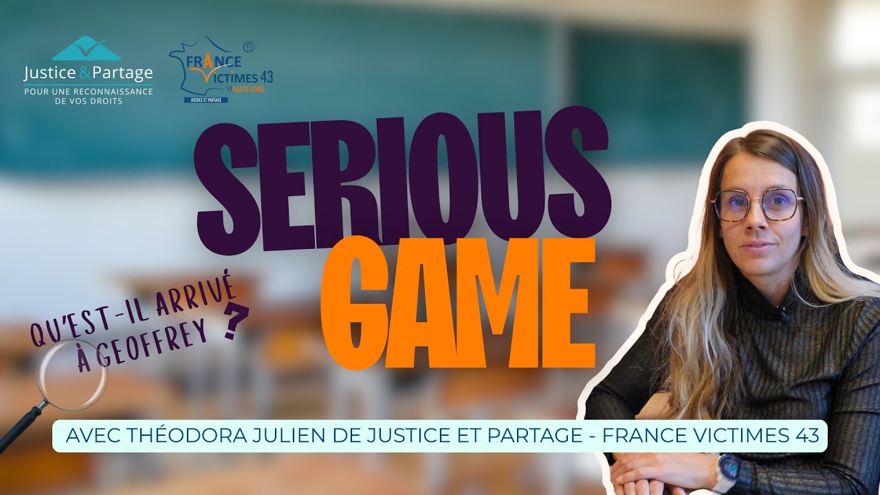Le serious game de Justice & Partage FV 43 pour lutter contre le harcèlement scolaire en Haute-Loire