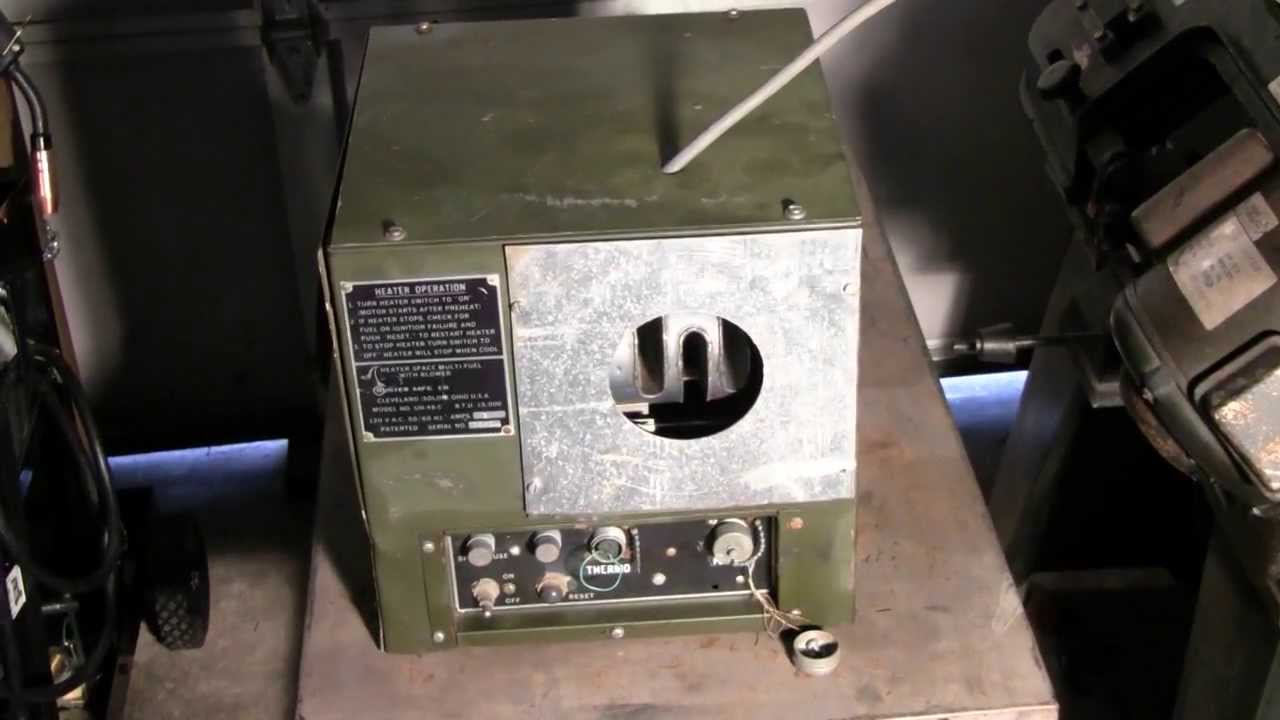 RARE MILITARY MULTI FUEL HEATER