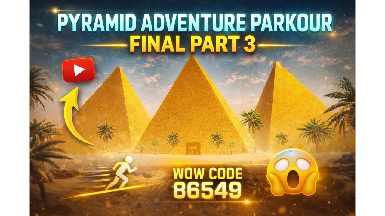 Pyramid Adventure Parkour Final Part 3 ⚰️| BGMI WOW Mode | Hardest Pyramid Escape 😱 | WOW Code 86549