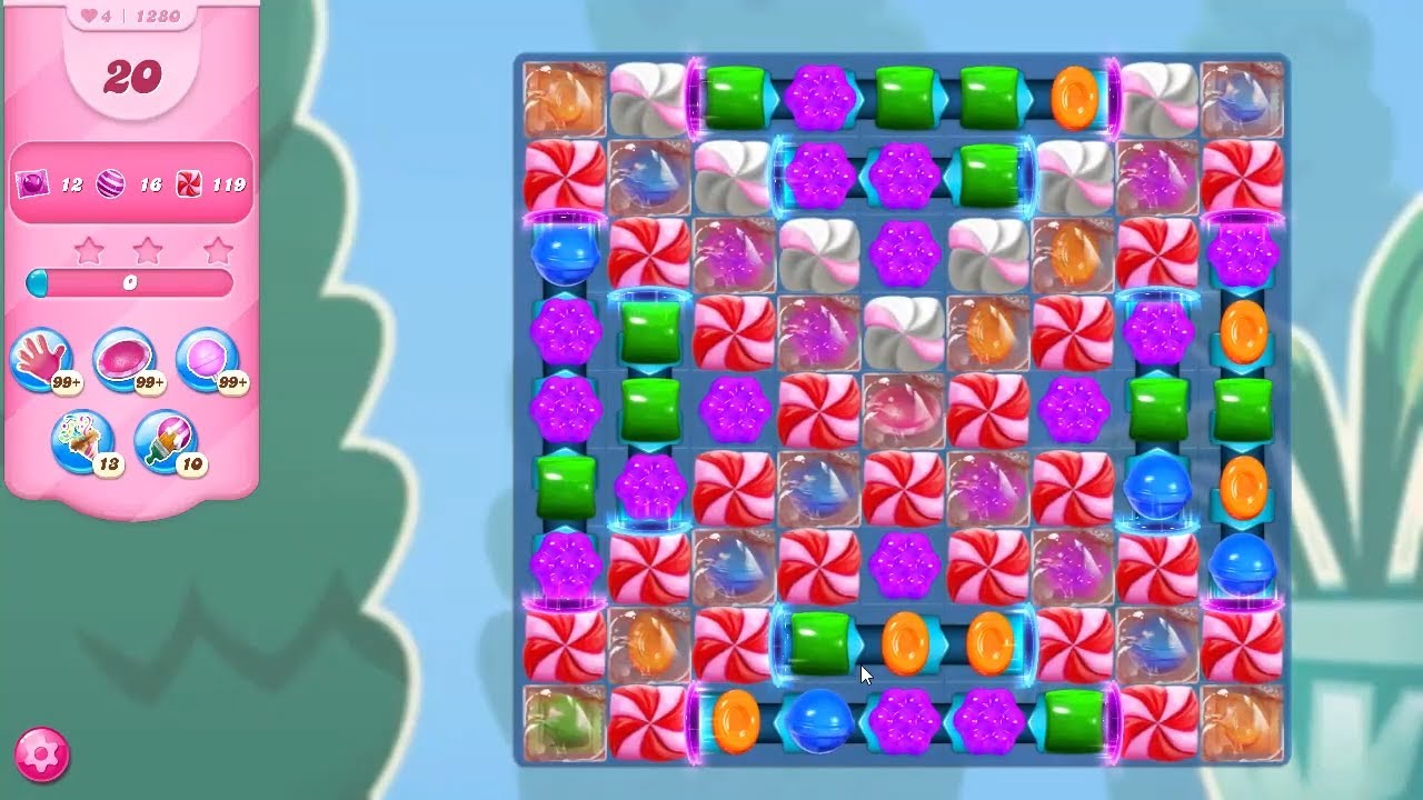 Candy Crush Saga LEVEL 1280 NO BOOSTERS