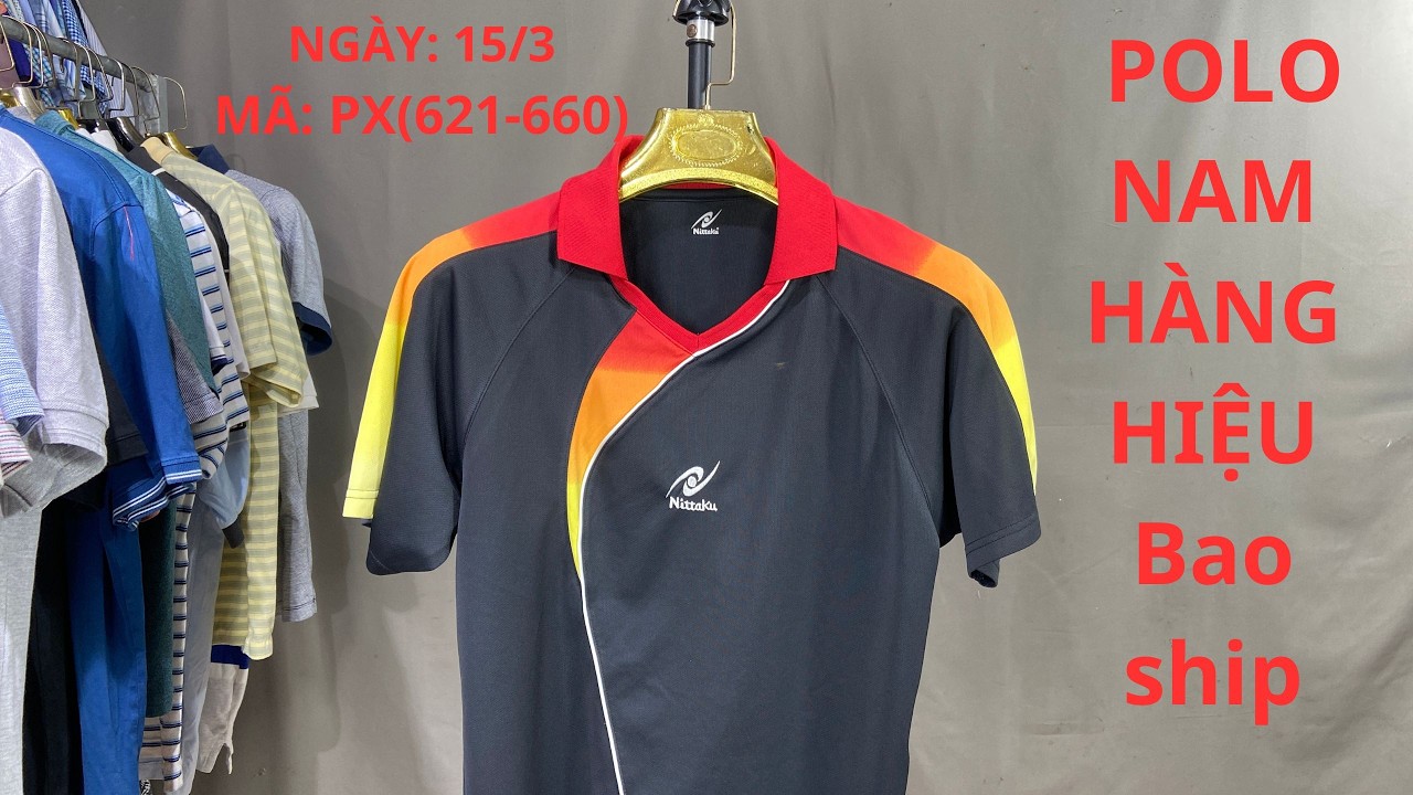 (NGÀY 15/3/2026) Polo Nam HIỆU ADIDAS, NIKE, UNIQLO ...BAO SHIP | THANH LOAN HÀNG THÙNG