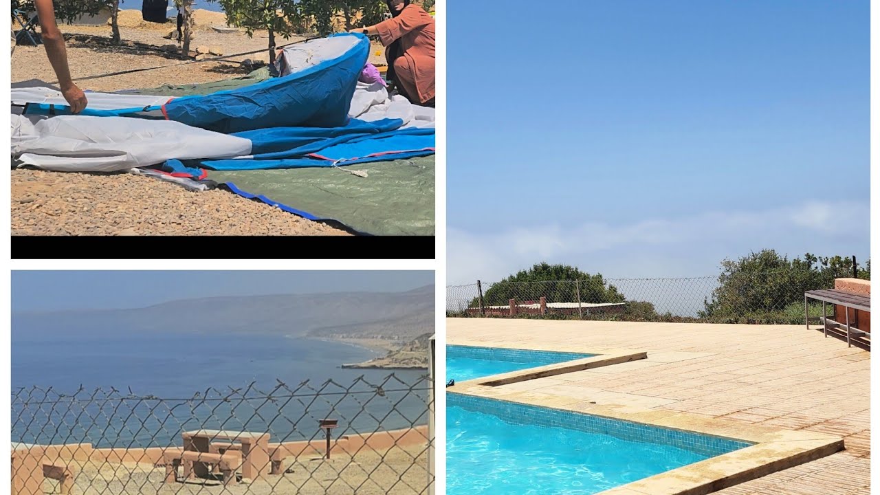 صيف ولا بالاحلام ⛺️🌞اجواء،،ضحك،،مغامرات،،،ما تنفوت Dreamy Summer🏊‍♂️  #camping ⛺️ #terres d'océan#
