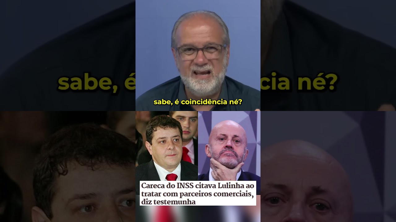 Careca do INSS citava Lulinha ao tratar com parceiros comerciais, diz testemunha  #direita #brasil