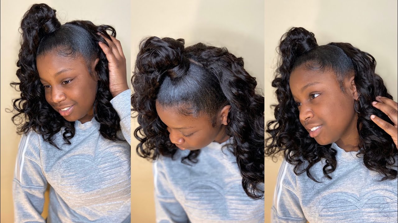 *Must Watch* Half Up/Half Down QuickWeave For Under $20
