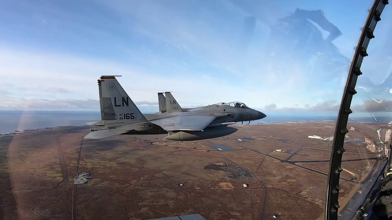 F-15 Eagles Of The 493rd Fighter Squadron Complete Air Policing Rotation For NATO Partner Iceland