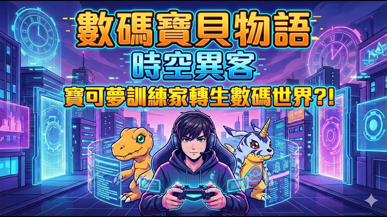【數碼寶貝物語:時空異客】關於寶可夢訓練家轉生到數碼寶貝世界這檔事？！-DAY3