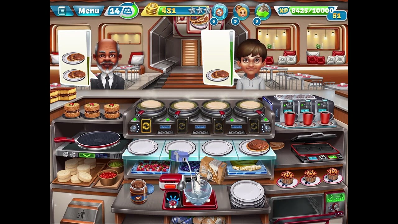 حمى الطهي المرحلة 37 The Flipping Pancake 