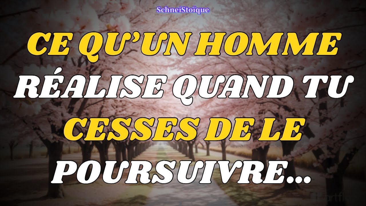Voici ce qu’un homme ressent vraiment quand tu ne cours plus après lui – Walter Riso