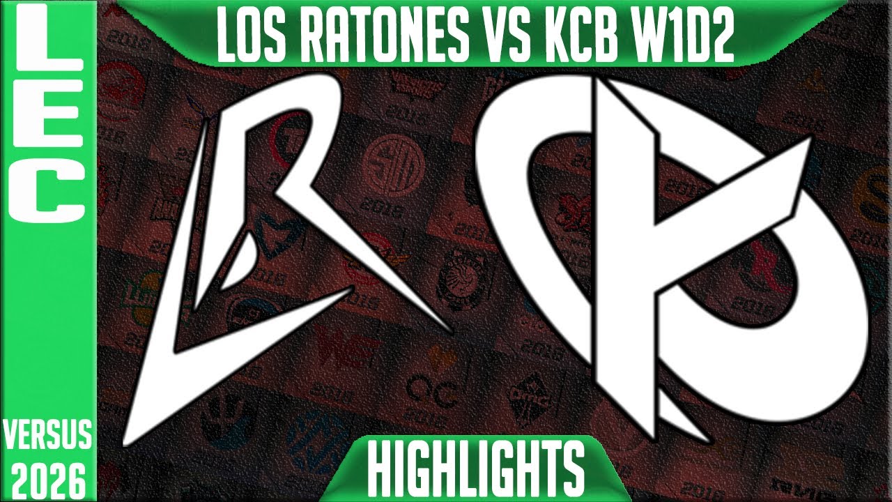 LR vs KCB Highlights | LEC W1D2 2026 Versus | Los Ratones vs Karmine Corp Blue