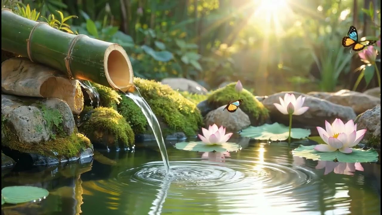 💧 Deep Night Bamboo Flow & Piano Calm | Music for Rest & Recovery