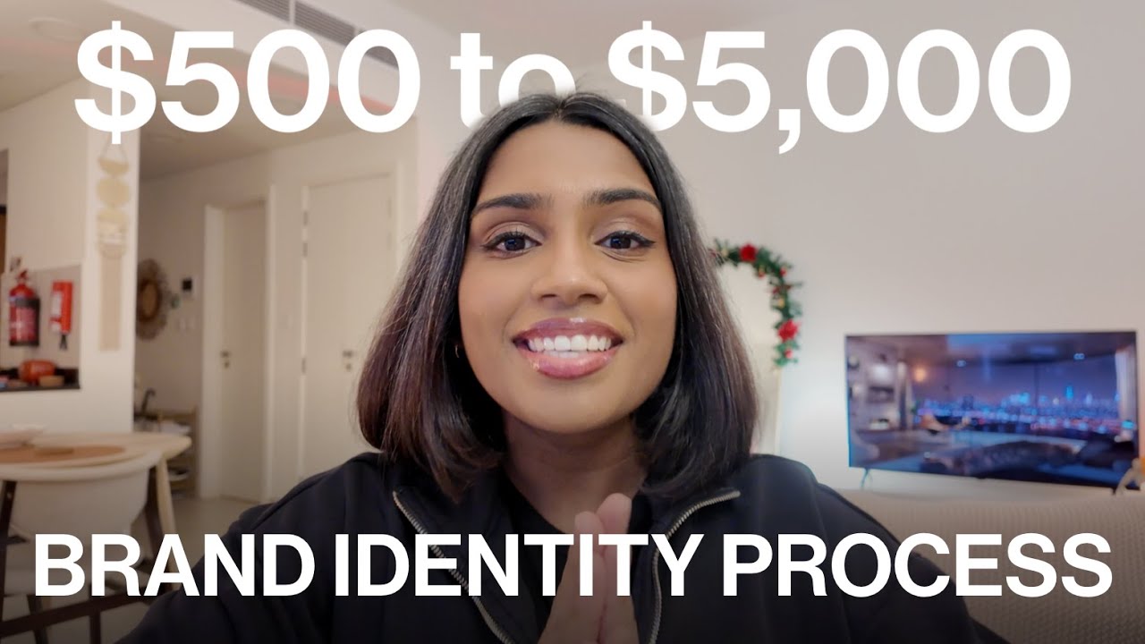 How to BUILD A BRAND IDENTITY from SCRATCH: My Design Process