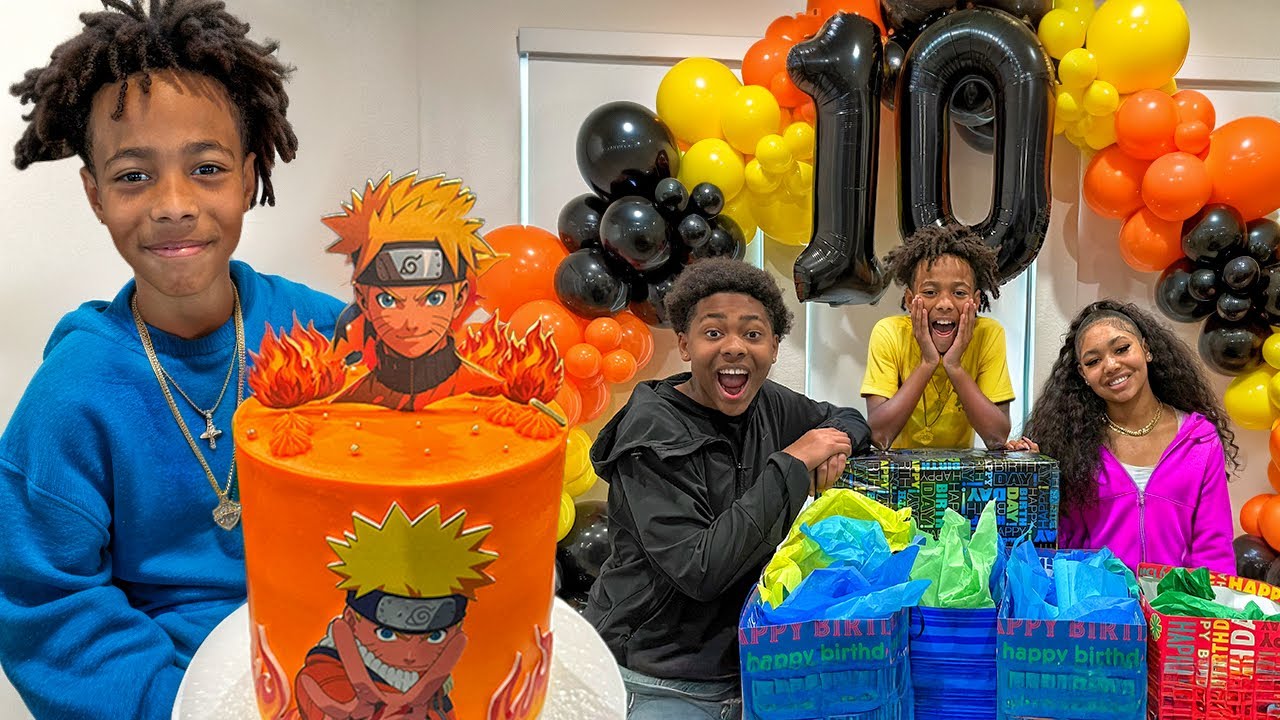 AHMIR'S 10th GOLDEN BIRTHDAY CELEBRATION 🥳 10 Birthday Gifts!