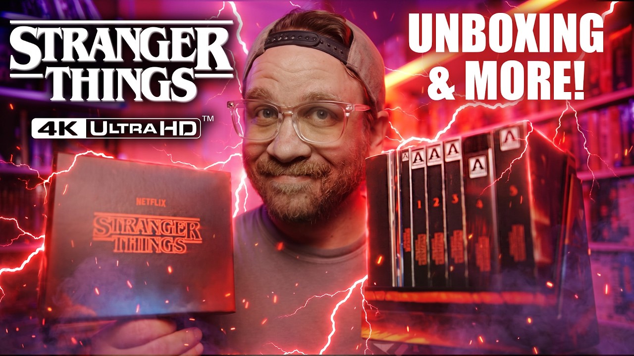 Распаковка Stranger Things в 4K + ЕЩЁ МНОГО ВСЕГО!
