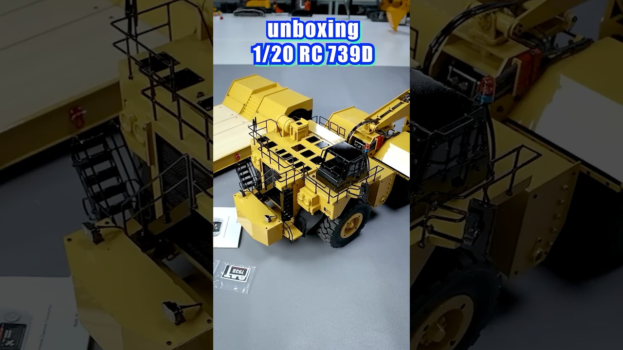 Представляем вашему вниманию гидравлический карьерный прицеп C739D Heavy Duty в масштабе 1/20! #r...