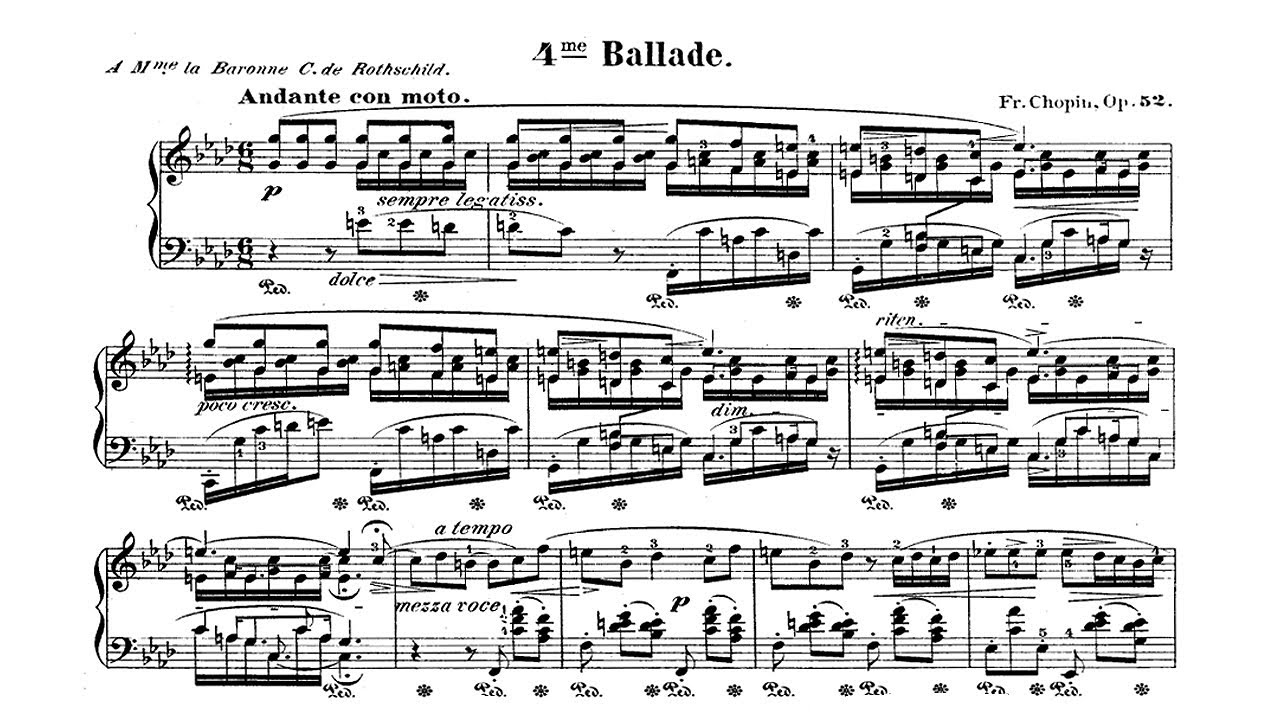 Chopin / Xenia Prochorowa, 1955: Ballade No. 4 in F Minor Op. 52 - Haydn Society HS 9047