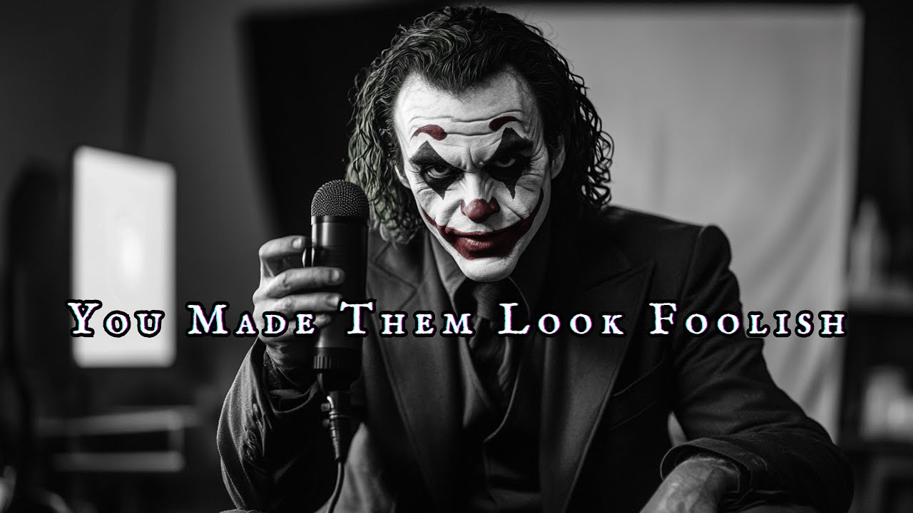 THEY JUST REALIZED YOU KNEW ALL ALONG. NOW THEY LOOK FOOLISH