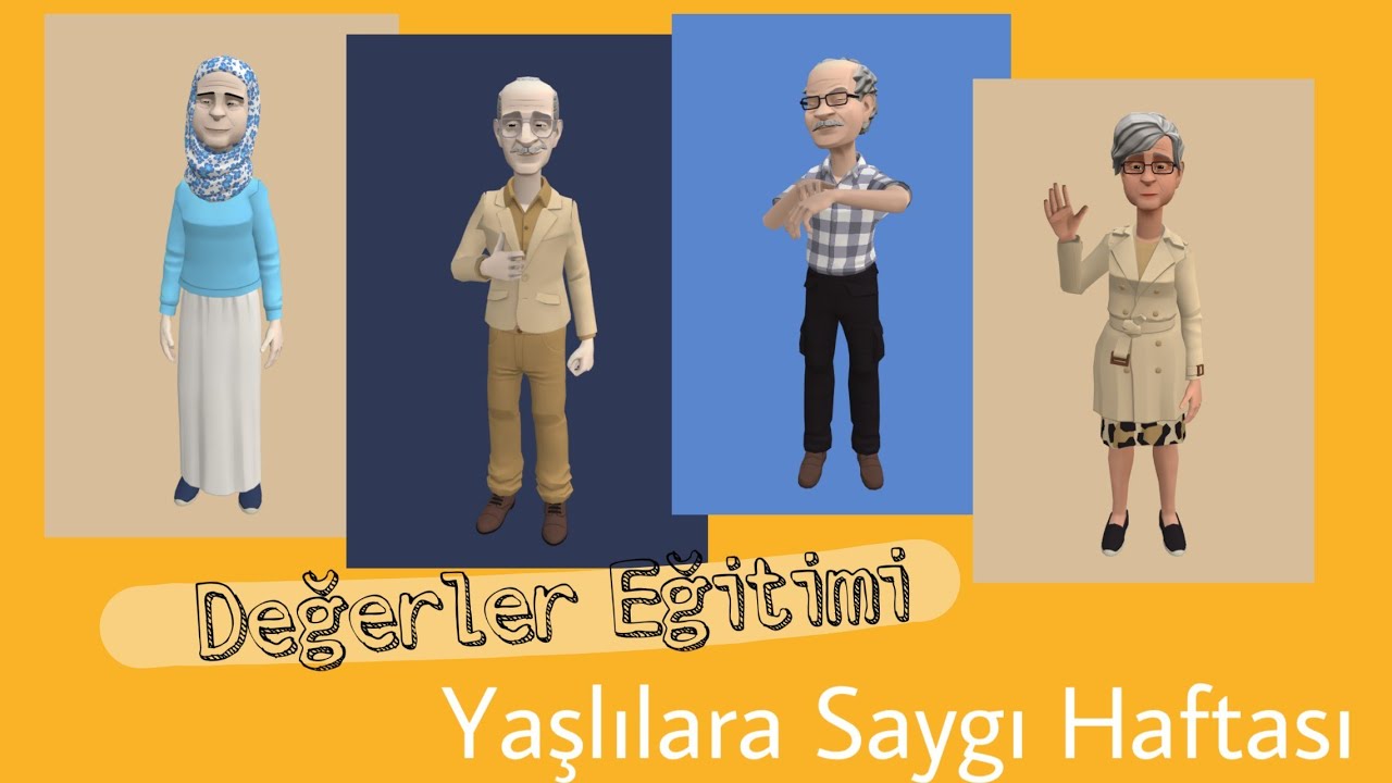 YAŞLILAR HAFTASI👴YAŞLILARA SEVGİ VE SAYGI👵(DEĞERLER EĞİTİMİ)