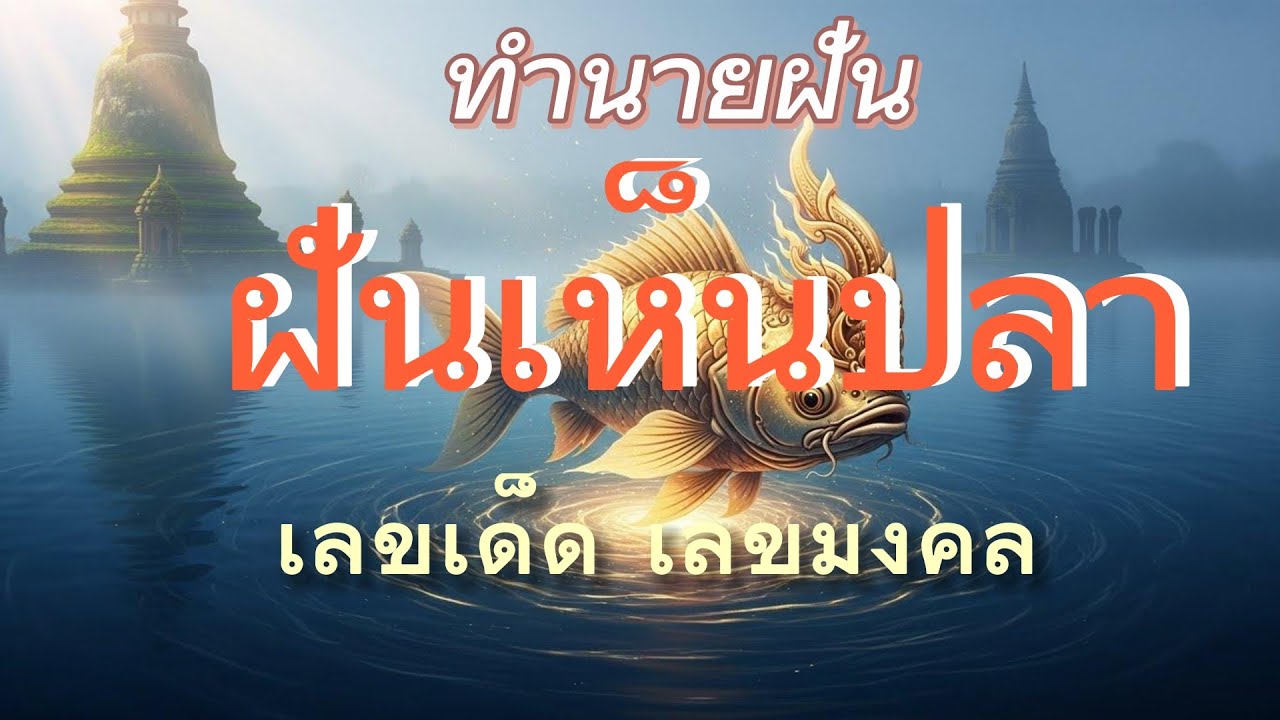 ฝันเห็นปลา จับปลาได้เยอะมาก จะรวยเป็นเศรษฐีหรือมีรักใหม่? ฟังคำทำนายพร้อมเลขเด็ด! #ฝันเห็นปลา