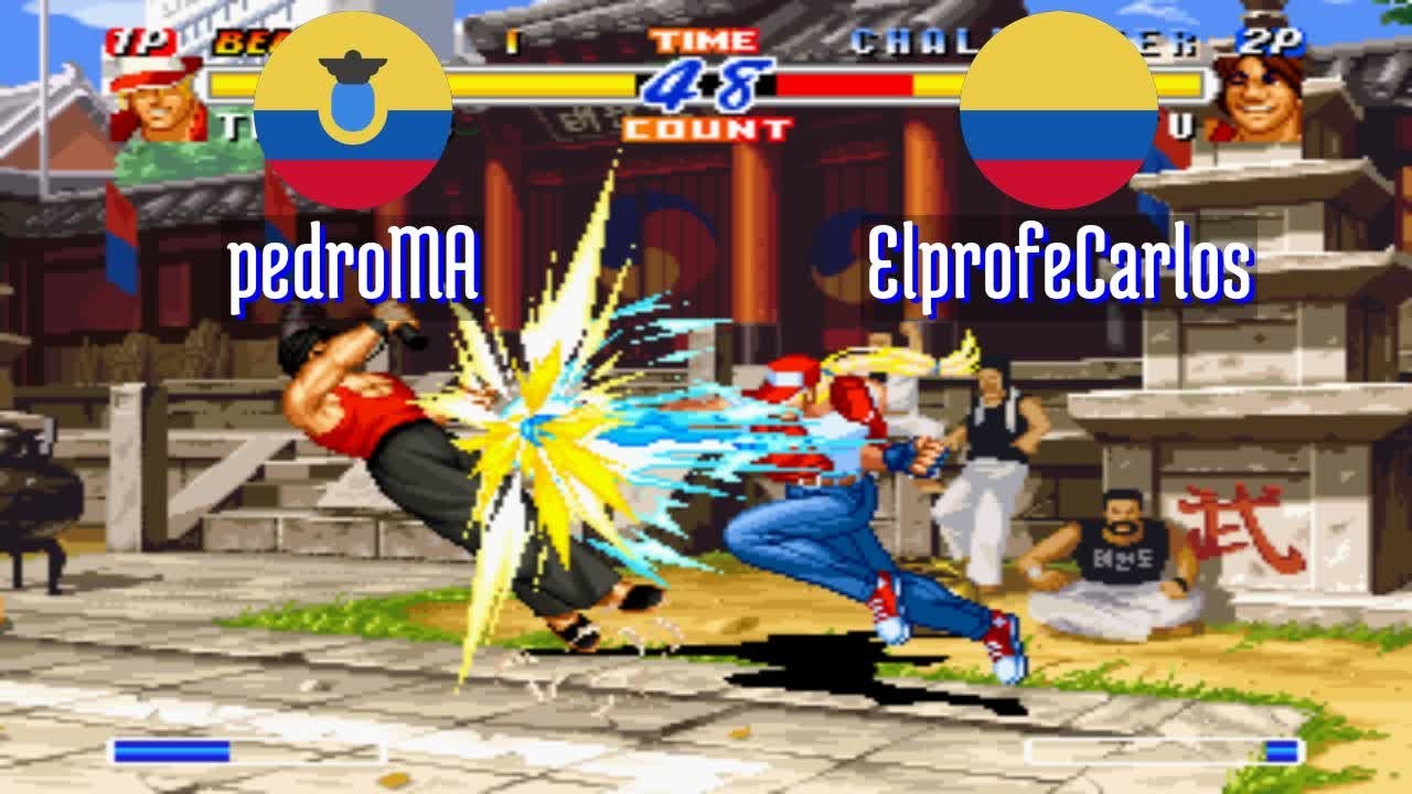 FT5 @rbff2h: pedroMA (EC) vs ElprofeCarlos (CO) [Real Bout Fatal Fury 2 rbff2 Fightcade] Jul 12