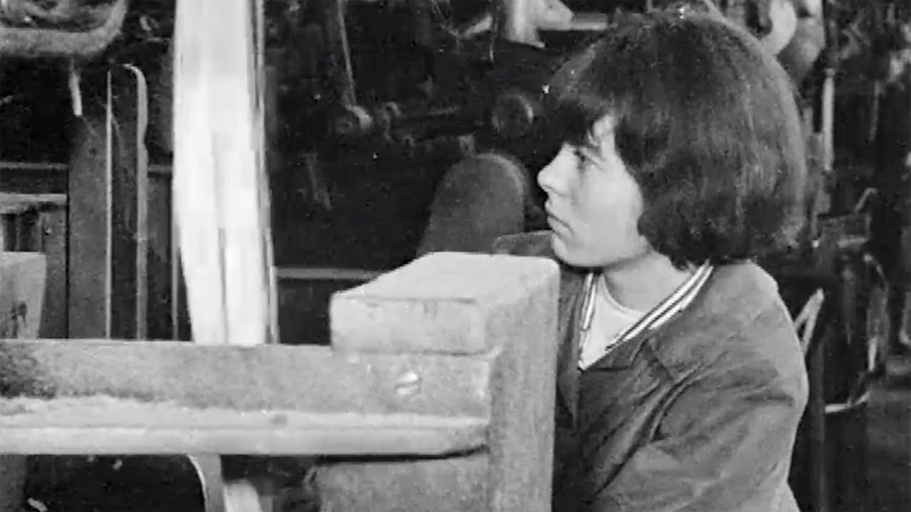 The Work Of The Weavers - A Linen Factory in Belfast City, Ireland 1965