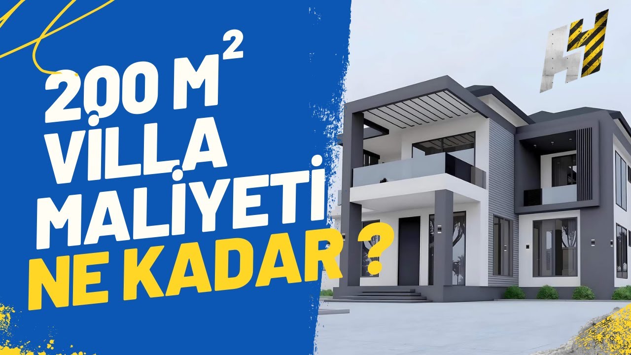 200 m² VİLLA MALİYETİ NEDİR ? #harunyay