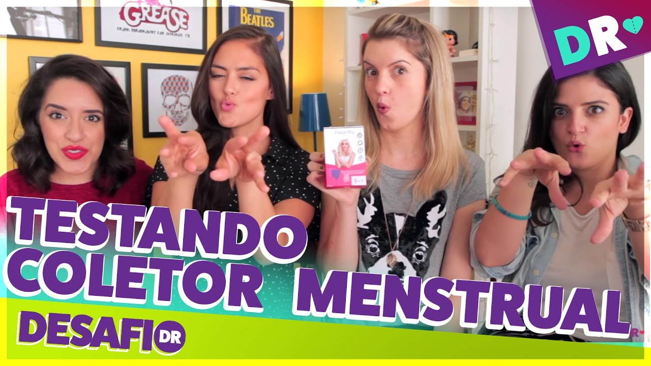 TESTANDO O COLETOR MENSTRUAL 😍 COPINHO MENSTRUAL 💋 DRelacionamentos