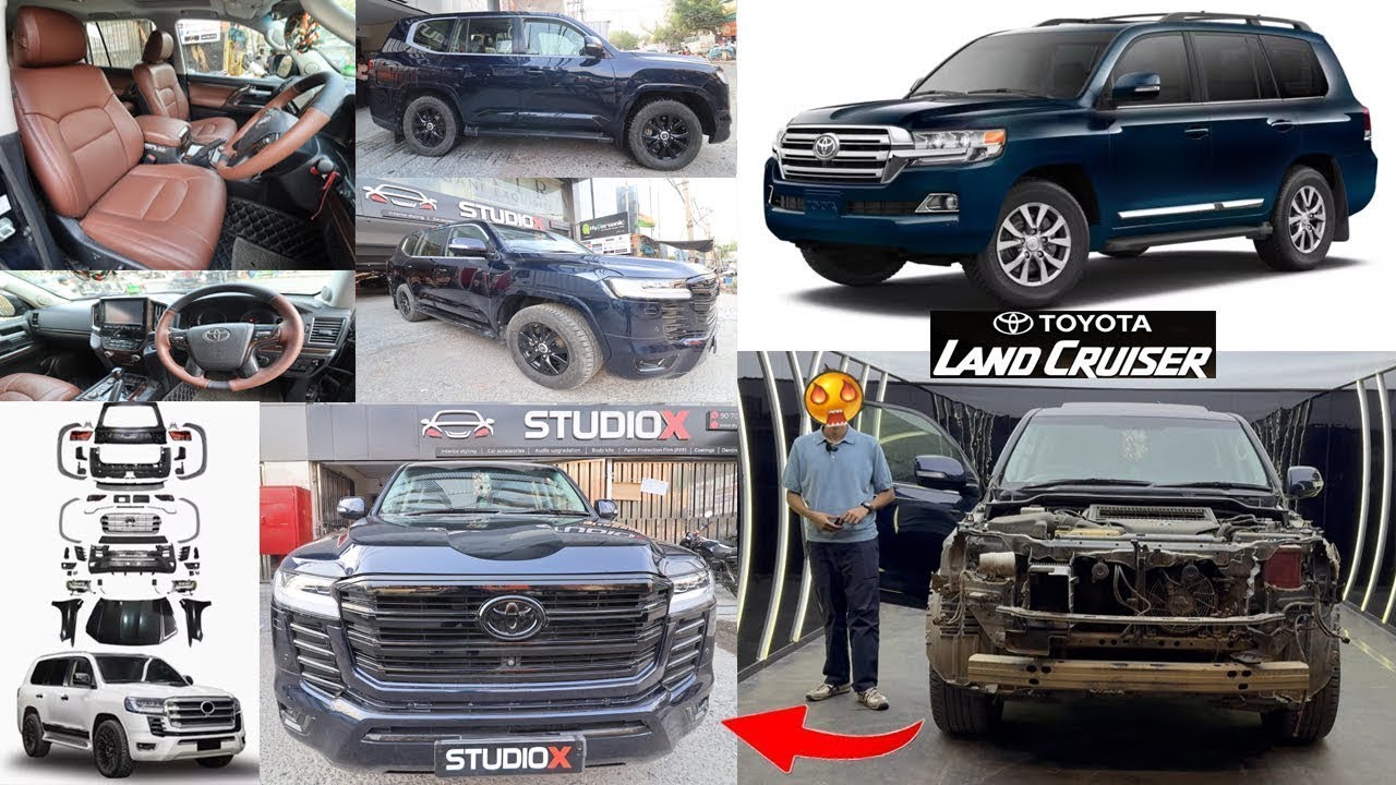 We converted this old Land cruiser LC200 into the new LC300 | 2025 Land Cruiser Lc Body Kit🔥