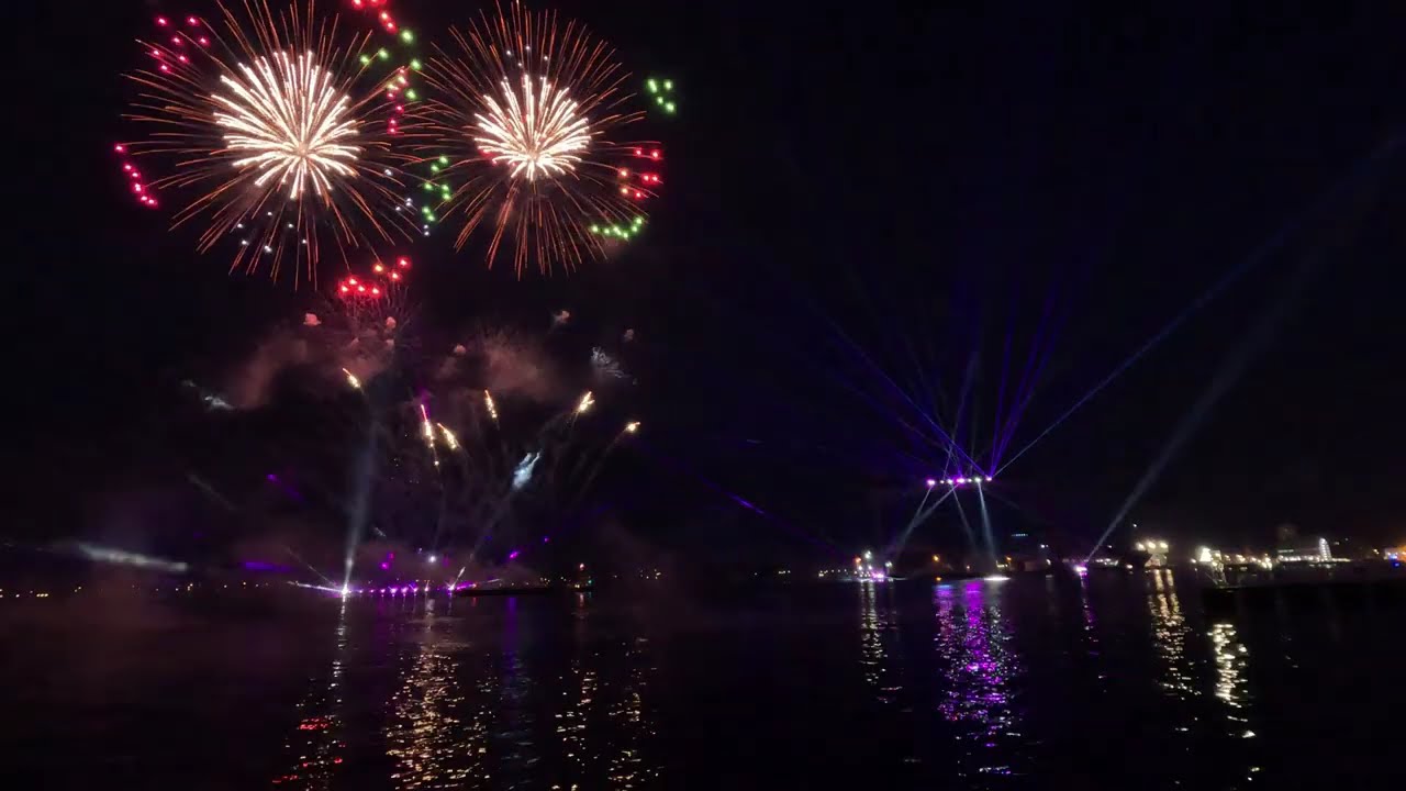 Kieler Woche Feuerwerk 2024 Abschlussfeuerwerk 