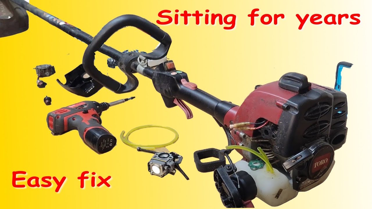 Toro weed eater won't start after sitting