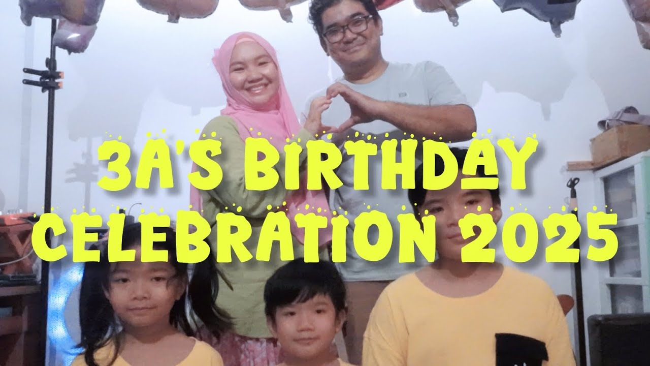 3A'S BIRTHDAY CELEBRATION 2025 ( ROBLOX THEME )