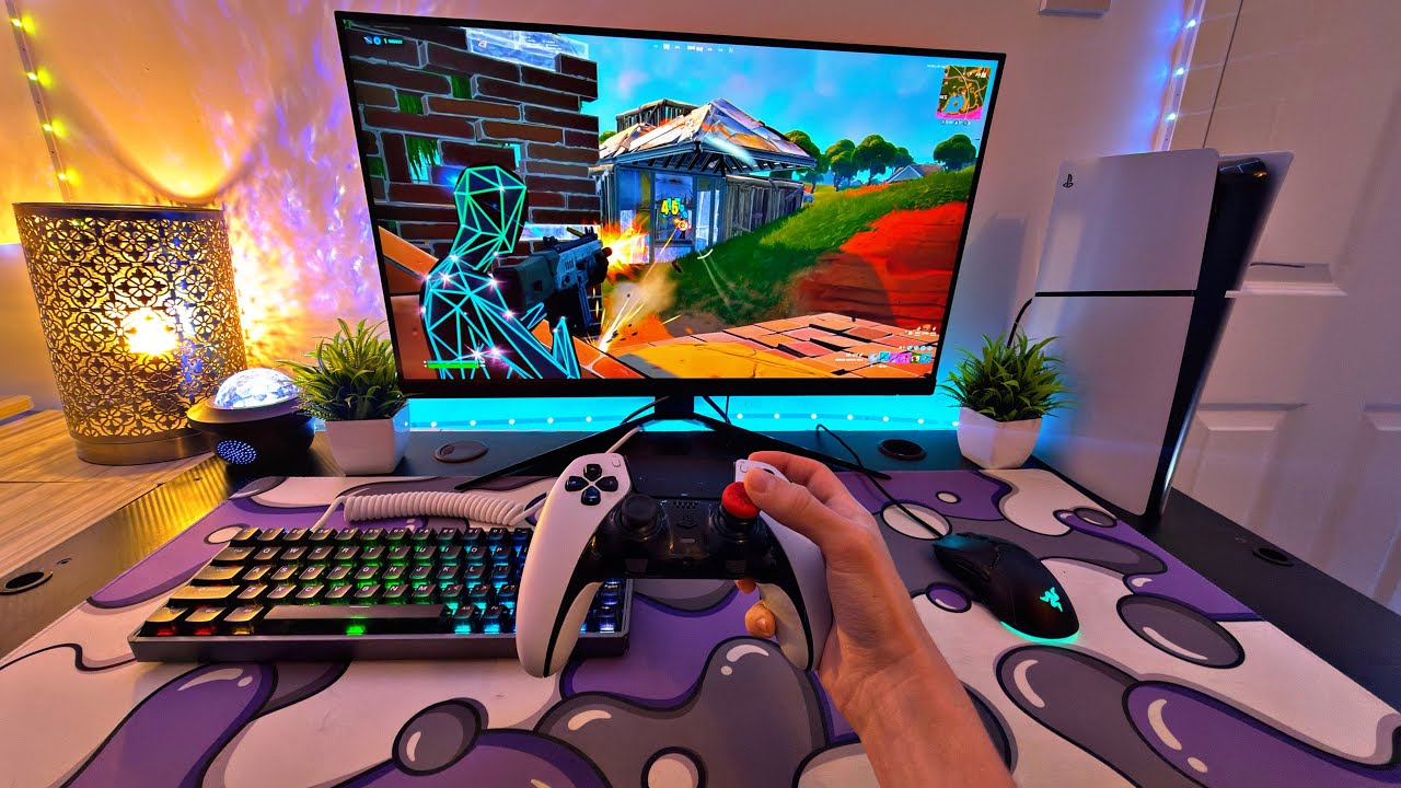 Playstation 5 Fortnite Reload Handcam Controller Gameplay (4K 120FPS)