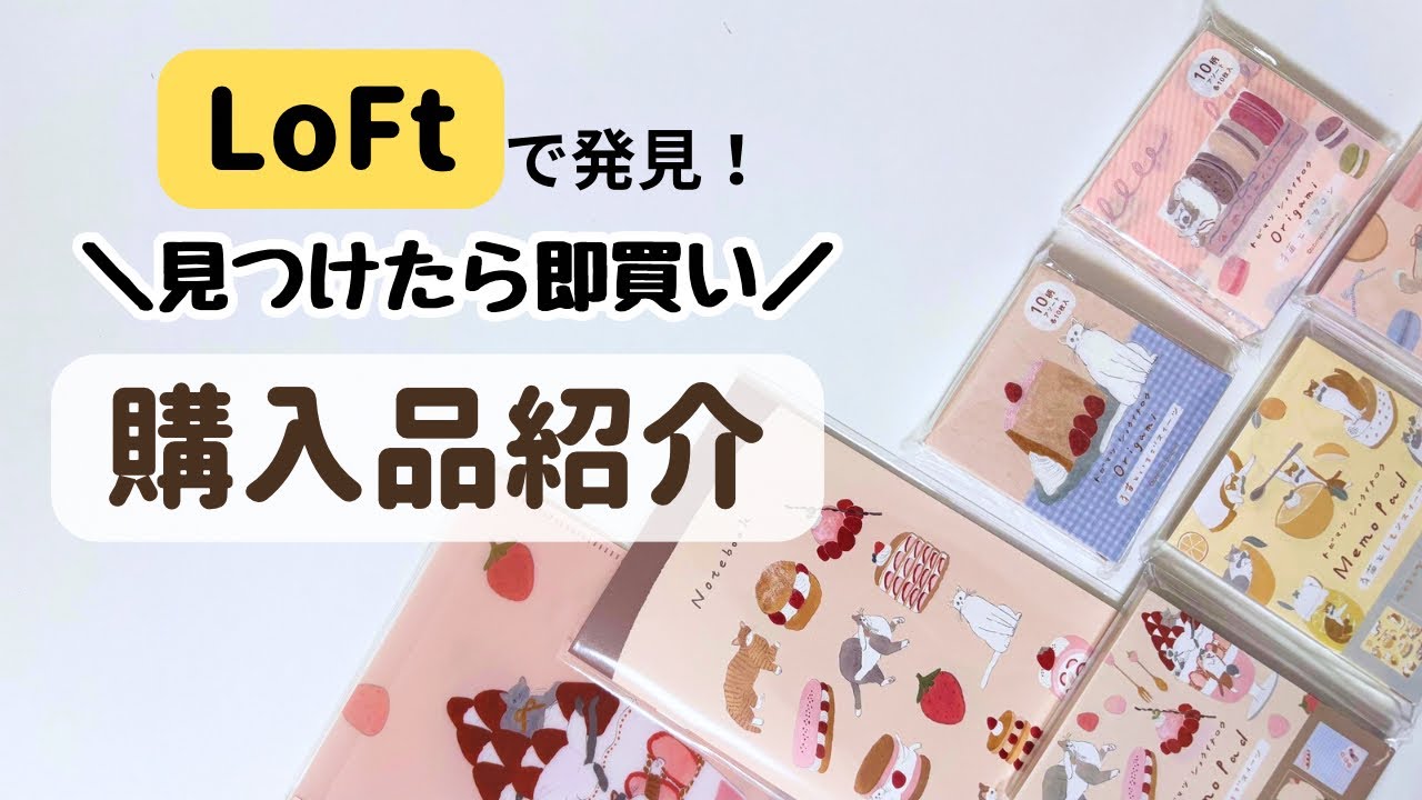 【ロフト購入品】新作文房具紹介✏️SUNNY手帳を使い始めての振り返りも！