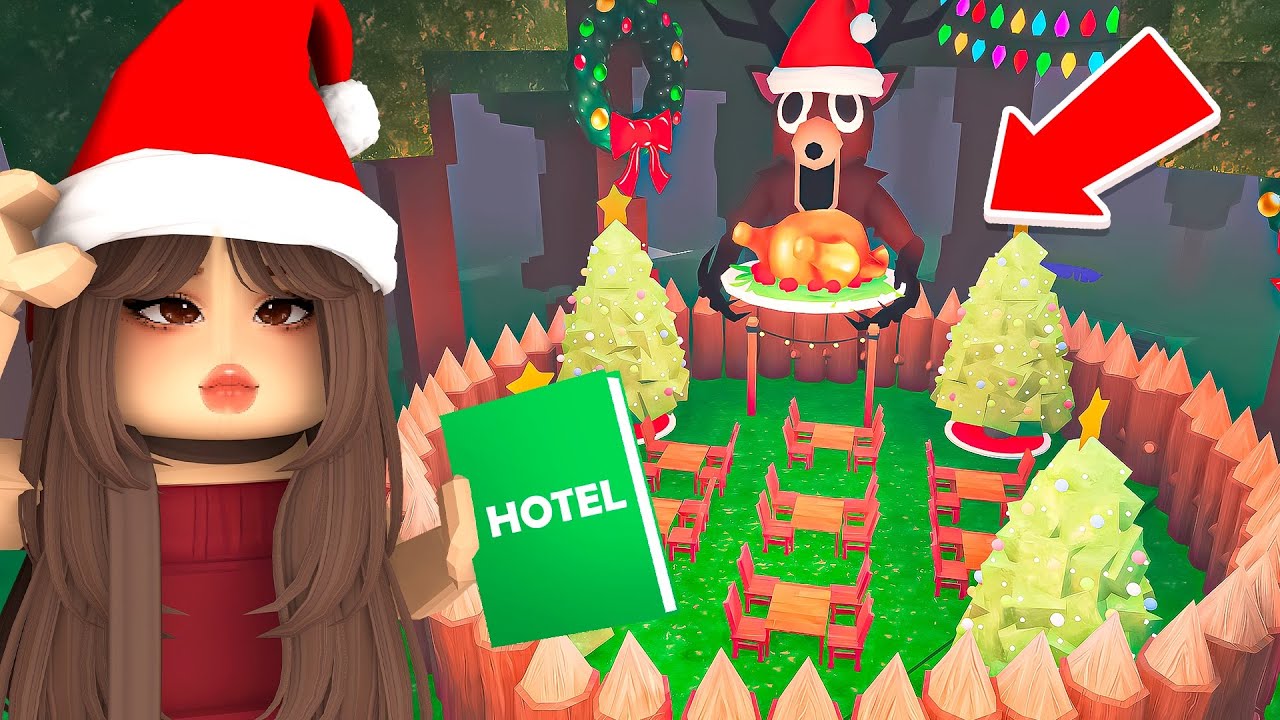 Building a HOTEL BASE With the NEW Christmas Update In 99 NIGHTS IN THE FOREST! (Roblox)