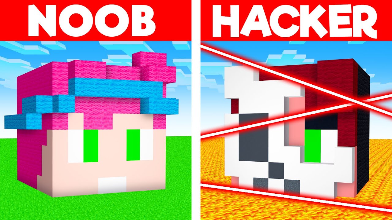 MINECRAFT: CASA NOOB vs CASA HACKER 😂🏠 INVICTOR vs HACKER