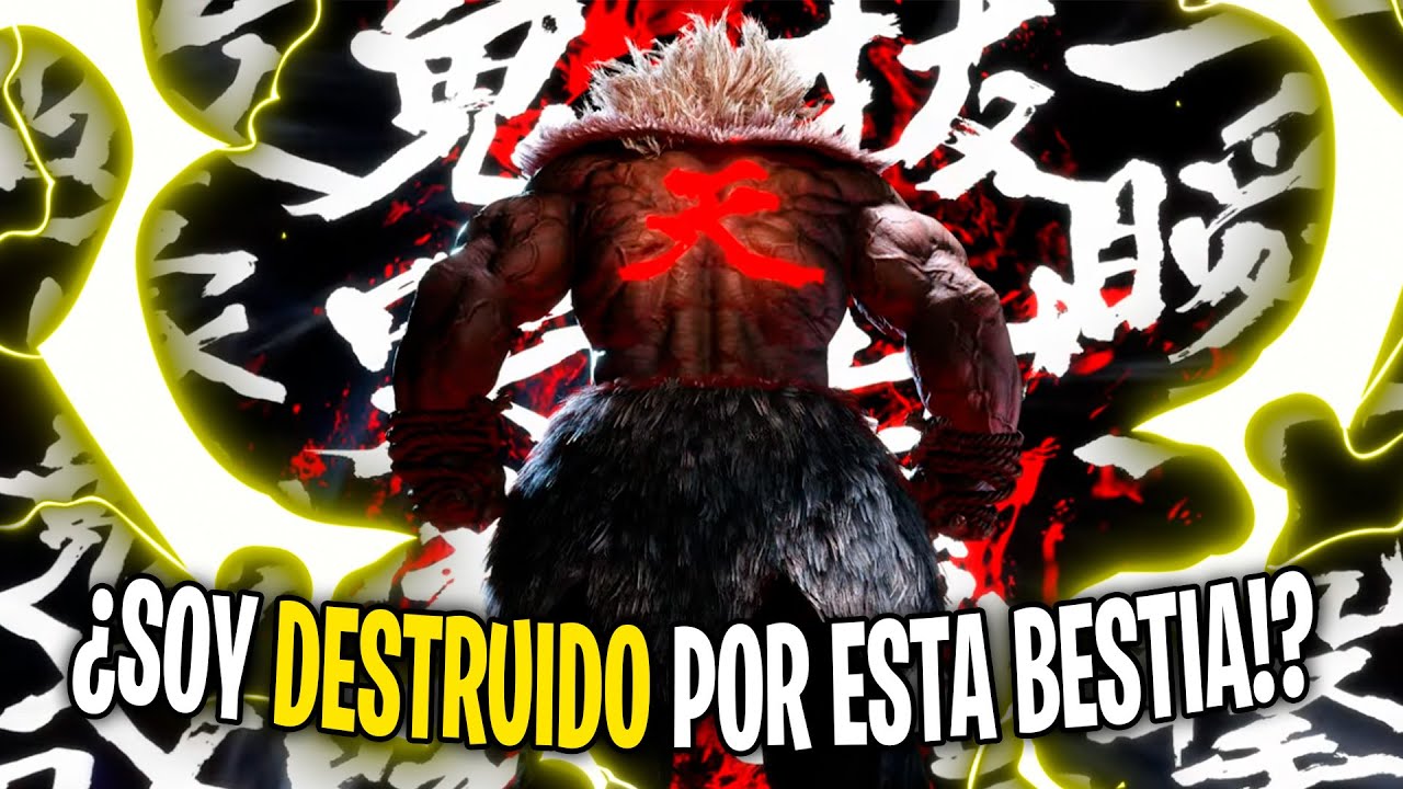 ¿Soy DESTRUIDO por este AKUMA PRO PLAYER!!? Vaya LOCURA de COMBATE!! STREET FIGHTER 6