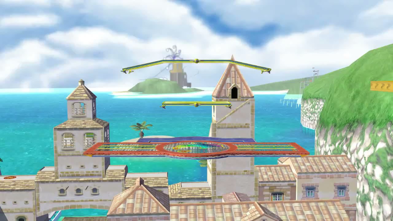 Smash Stages: Delfino Plaza (Brawl)