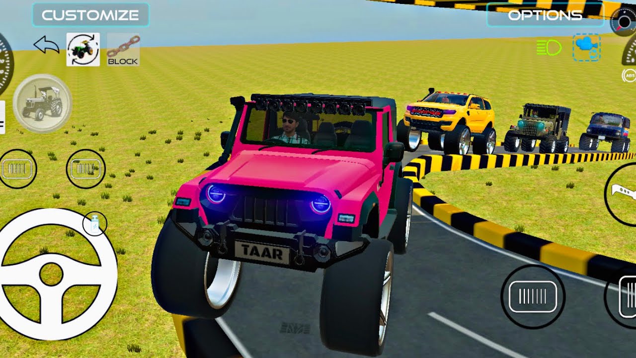 Drive Dumper and Unloading Stone From Dumper Truck in Game🔥 #thar #bolero  #scorpio #4x4 #gameplay