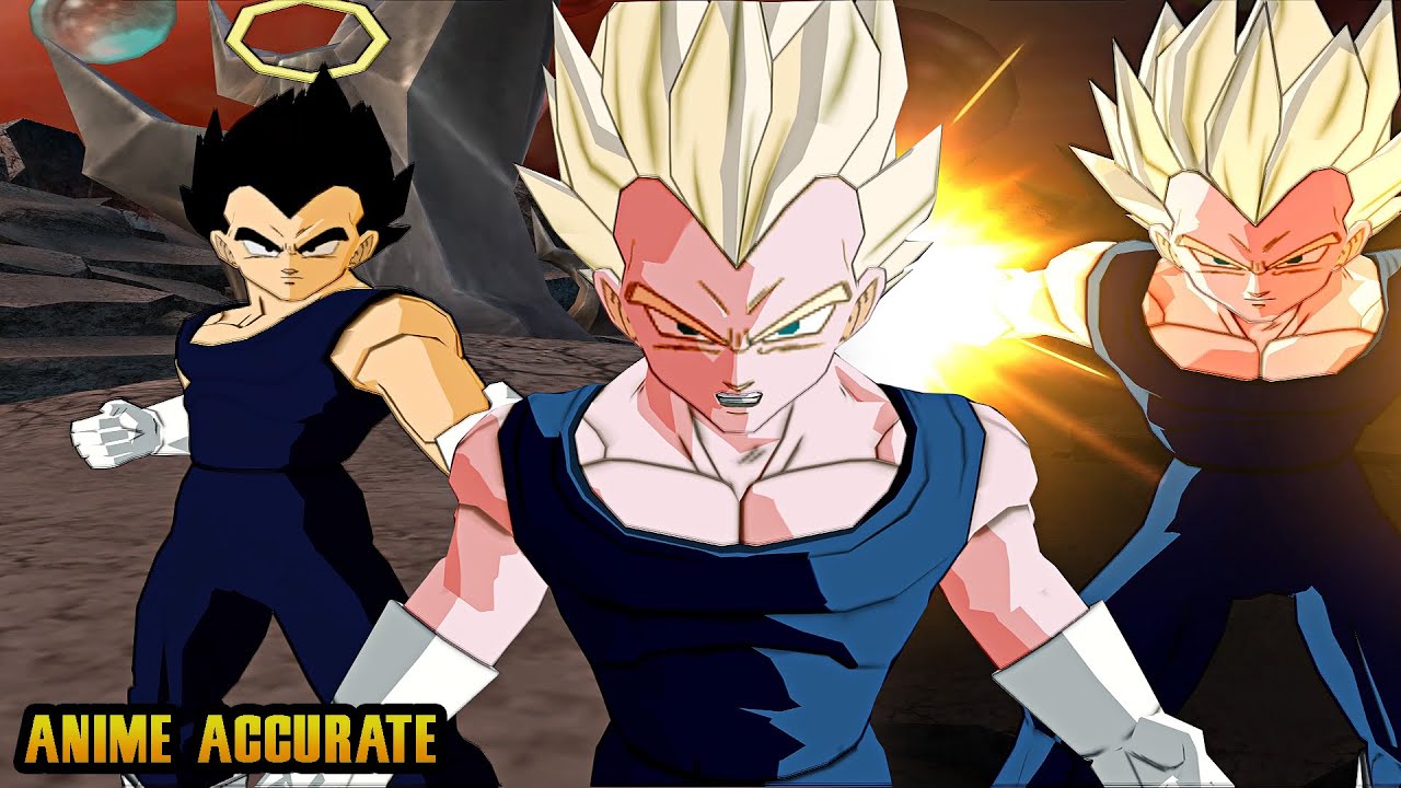 DBZ: Budokai Tenkaichi 3 Mod - Vegeta (Buu Saga) Anime Accurate - Anime Edition