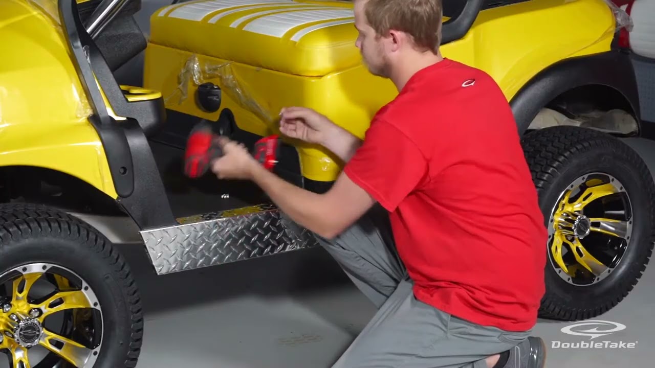 Club Car Precedent | Install DoubleTake Diamond Plate Trim Kit