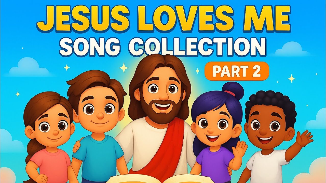 Jesus Loves Me Song Collection Part 2 | Kingdom Kids Family (KKF)Joyful Christian Songs for Children