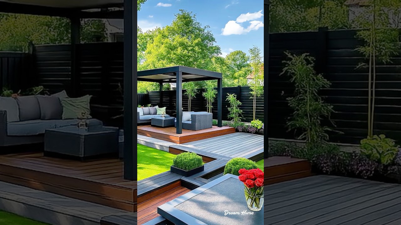 Stylish Backyard Deck Ideas #garden #eleganthomes #gardendesign #home #gardenideas #gardening