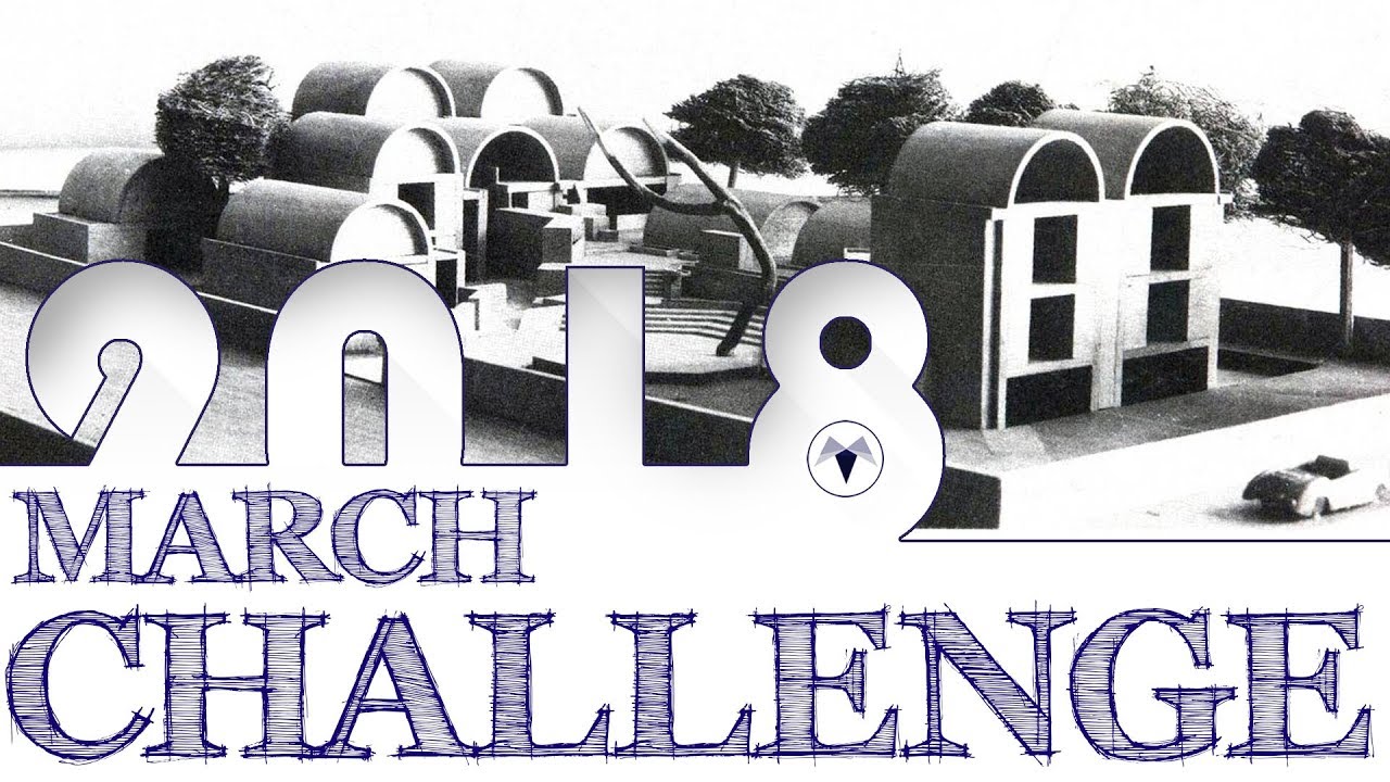 March challenge - 2018 - Architecture Daily Sketches