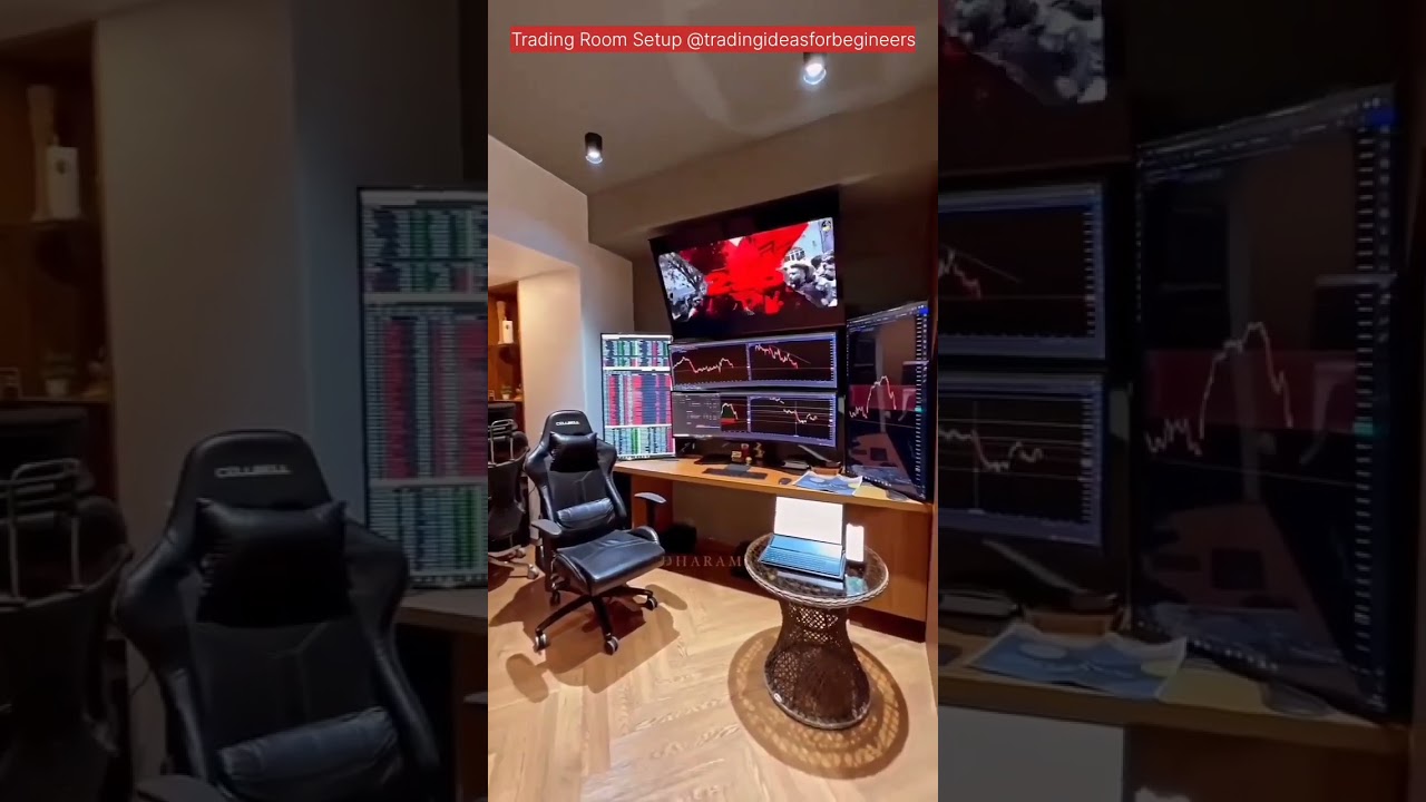 New Trading Setup | OptionTrading Room Tour | Trading Desk Setup | Work From Home Office Setup