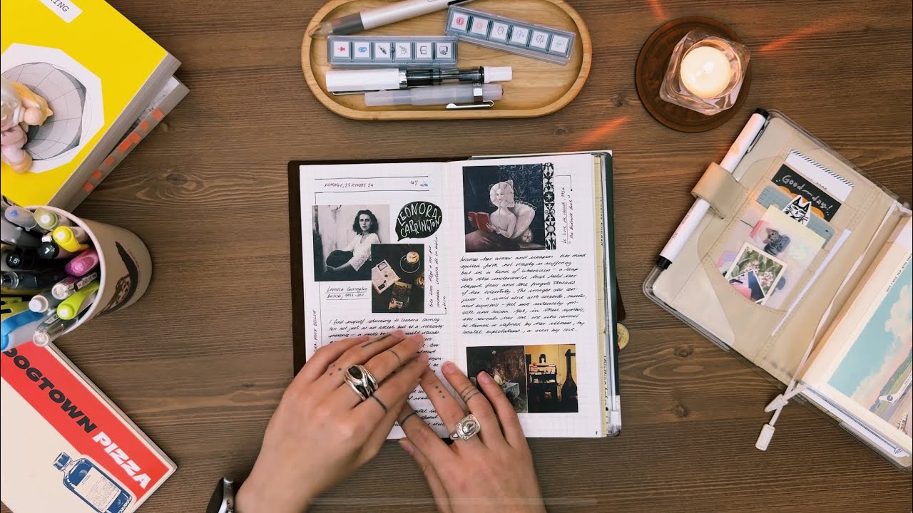 Commonplace journal flip through (vol.1) | traveler&rsquo;s company setup