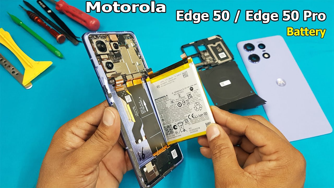 Motorola Edge 50 / Edge 50 Pro Battery Changing | Moto Edge 50 Pro Battery Replacement