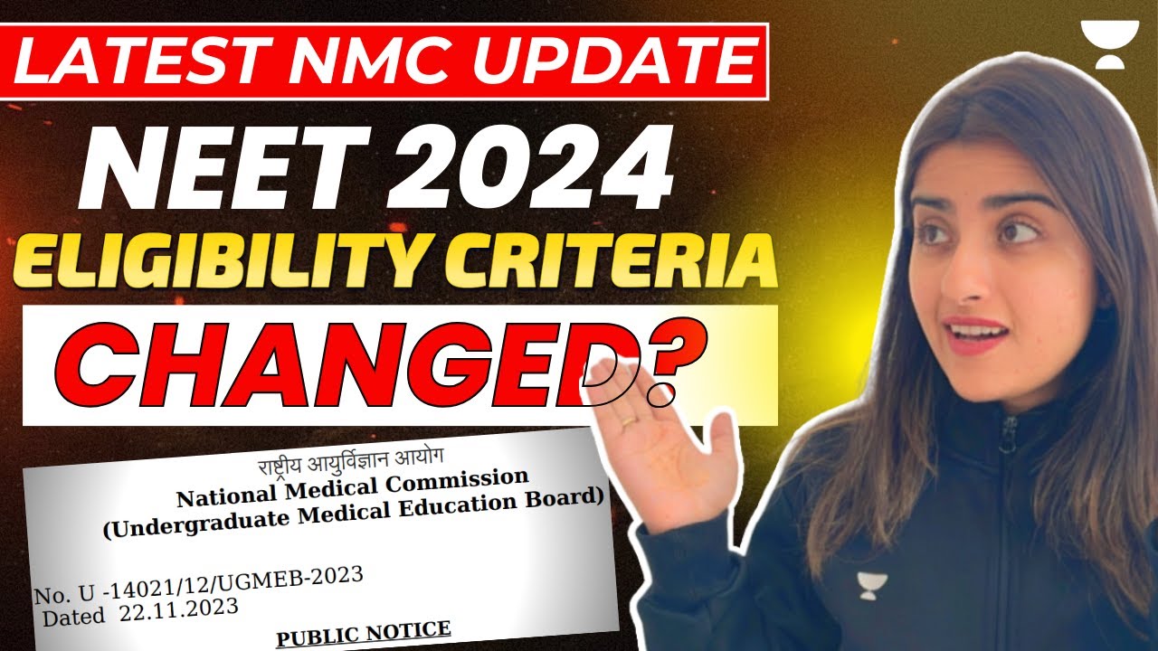 NMC Latest Update | Good News for NEET 2024 Aspirants | Eligibility Criteria | Seep Pahuja