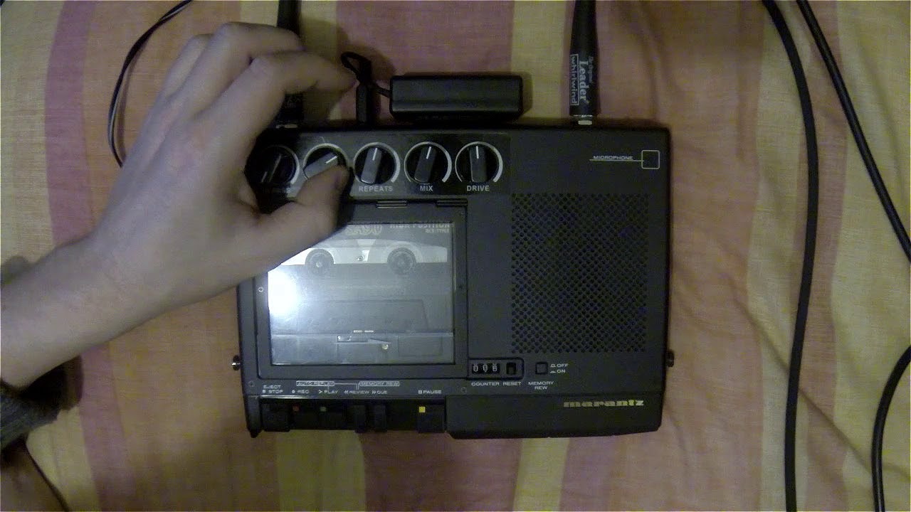 My Marantz Echo-matic Cassette Tape Delay.
