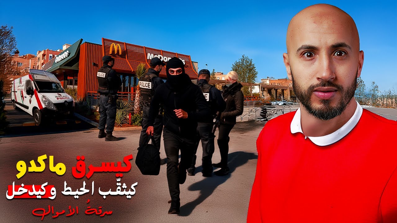 كيحفر الحيط ديال ماكدونالد وكيدخل يسرق الفلوس⁉️🔥