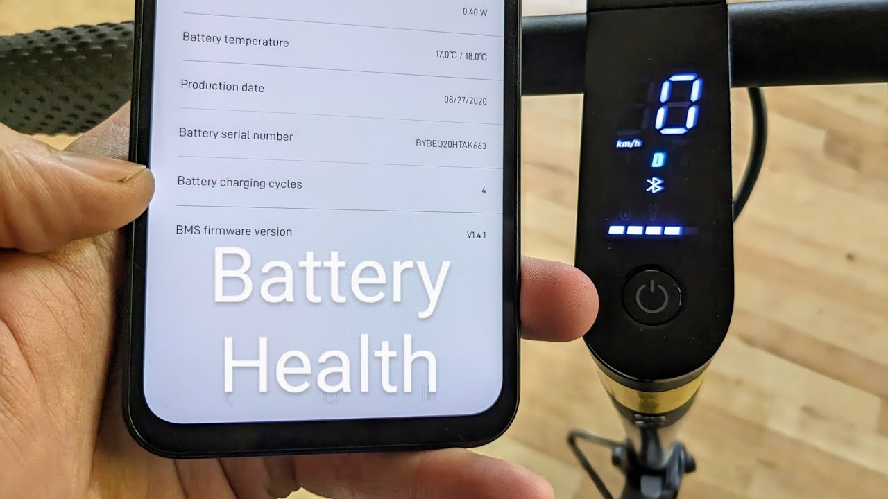 How to Check Battery Health on Xiaomi Scooter + Charge Cycles & Production Date -4, 3,1S ,Pro 2 M365