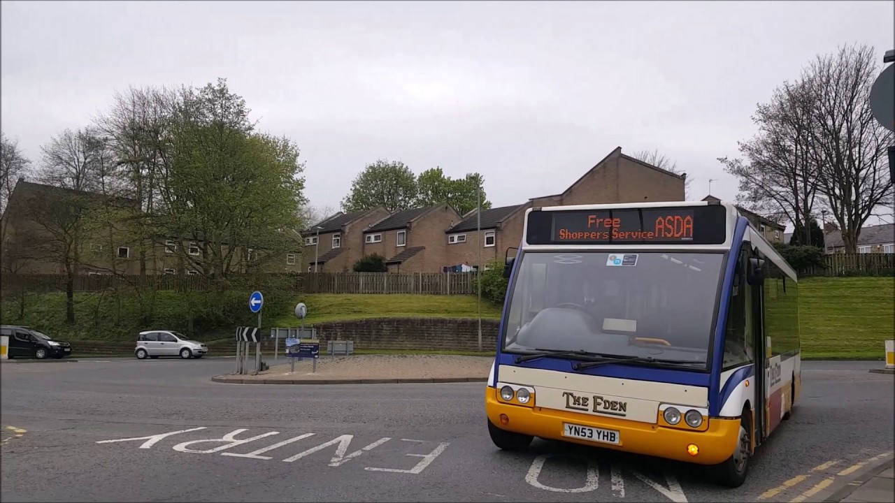 BUSES AT BISHOP AUCKLAND BUS STATION/APRIL 2017